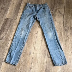 Levi's 511 Mid Rise Straight Leg Jeans Size 28.